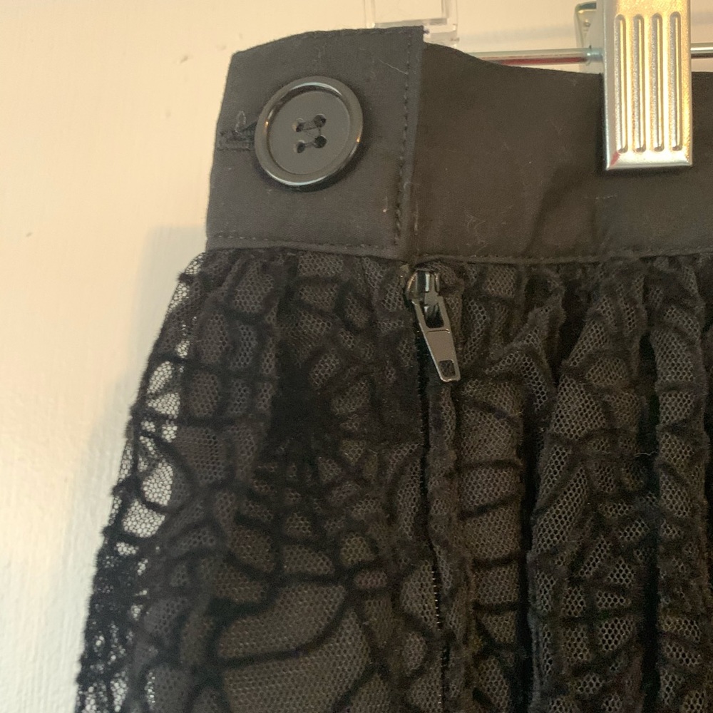 Hell Bunny Black Pleated Midi Skirt - Picture 5 of 8